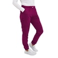thumbnail image 1 of Green Town Women's Jogger Scrub Pants, Cargo Pockets, Stretch Fabric, Green, 1 of 2