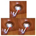 thumbnail image 2 of jesticaly Battery Powered Wireless Night Light Stick Tap Self-adhesive Lamp Quick Installation Kitchen Wall Kitchen Wardrobe 1 Piece 3Set, 2 of 6