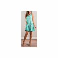 thumbnail image 2 of Robe T-Shirt Décontractée d'Été pour Femme, Sortie de Plage, Robe Débardeur Plissée Unie, 2TG, Vert Pâle, 2 of 4