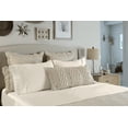 thumbnail image 2 of Comfy Bamboo World Ensemble de Draps Brodés 9900 Series, Taille Double, Couleur Ivoire, 2 of 5