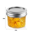 thumbnail image 1 of 2PCS Jelly Jars with Lids Glass Jars for Candies Fruit Juices and Sauces, 1 of 9