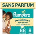 thumbnail image 2 of Couches Pampers Swaddlers, taille 8, 88 unités, 2 of 29