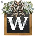 thumbnail image 3 of YAOMOBB Hanging Pendant Farmhouse Front Door Wreath Personalized Welcome Sign, 3 of 6