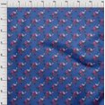 thumbnail image 3 of oneOone Polyester Lycra Fabric Leaves|Bird & Floral Block Printed Craft Fabric BTY 56 Inch Wide, 3 of 4