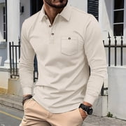 Mens T Shirts Casual Stylish Men Long Sleeve T Shirts Long Sleeve Tshirts for Men Long Sleeve Tee Shirts Men(M)