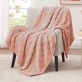 thumbnail image 4 of TIMIFIS Throw Blanket Winter Bed Blanket Thermal Throw Blanket Lightweight Bed Throw Breathable Soft Comfortable Machine Washable Blanket for All Season Fleece Blanket, 27X39 In, 4 of 7
