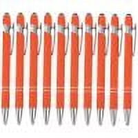 TIMIFIS 10Pcs Gel Ink Pens, 0.5Mm Fine Point Black Ink Pens Premium Retractable Metal Ballpoint Pen Study Journaling Supplies Starting Season Gifts fors