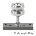 thumbnail image 1 of Door Sliding System 10*5cm Hanging Pulley Silent Sliding Wheel 35kg Weight Capacity Explosion-proof Steel Ring, 1 of 9