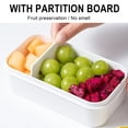 thumbnail image 5 of RKSTN Bento Boîte Réfrigérateur Compartiment Scellé Boîte de Conservation des Fruits Transparente avec Couvercle Boîte à Lunch Chauffée au Micro-Ondes Boîte à Lunch Bento, 5 of 5