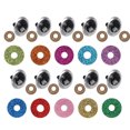 thumbnail image 2 of Craft Doll Eyes, Plastic Creative Solid  Eyes, For Puppet Toy Stuffed Animals Dolls 16MM,18MM,20MM,24MM, 2 of 8