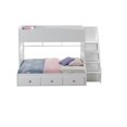 thumbnail image 2 of Meyer Twin/Full Bunk Bed with Storage Ladder and Drawers in White, 2 of 5