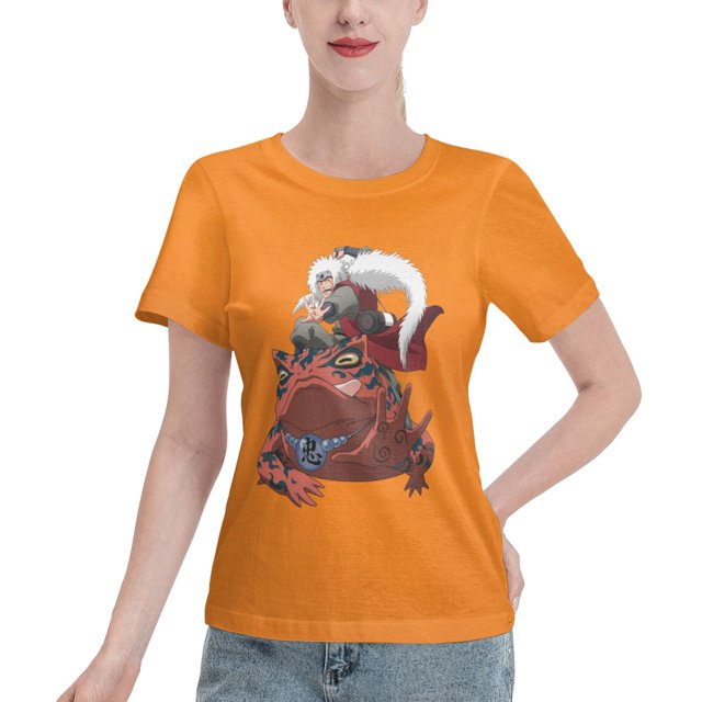 T-Shirt Basique à Manches Courtes pour Femmes Naruto Master Naruto