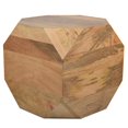 thumbnail image 2 of Table d'appoint de hometrends en bloc en bois, 2 of 4