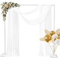 thumbnail image 1 of CazToi Wedding Arch Stand 8.2 FT Square Metal Frame for Indoor & Outdoor Events, 1 of 7