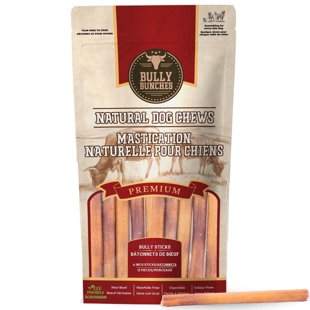 6 Inch Premium Bully Sticks Value Pack
