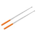 thumbnail image 1 of Unique Bargains 5 Feet Extendable Portable Telescopic Handheld Tour Flag Pole, Yellow 2 Pack, 1 of 6