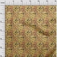 thumbnail image 3 of oneOone Cotton Poplin Light Brown Fabric Ocean Life Craft Projects Decor Fabric Printed By The Yard 42 Inch Wide, 3 of 4
