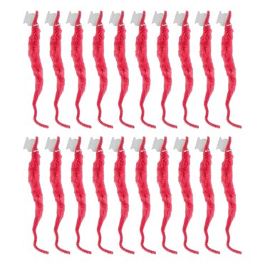 CHUANK 20 Pcs Matériau Peluche Toucher Doux Style Mignon Compact Portable vers Duveteux pour Fête
