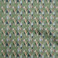 thumbnail image 1 of oneOone Cotton Poplin Olive Green Fabric Tropical Sewing Craft Projects Fabric Prints By Yard 56 Inch Wide, 1 of 4