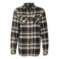 thumbnail image 1 of Chemise en Flanelle à Manches Longues pour Femmes, 2TG, Kaki Foncé, 1 of 2