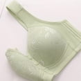 thumbnail image 4 of Diufon 2 Pack Wide Strap Bra for Women Everyday Front Closure Wireless Full Coverage Bras Soft Breathable Bra, 4 of 6