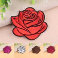 thumbnail image 4 of HEVIRGO Clothes Patch Rose Iron On Cloth Flower Badge Patch Clothes Accessory for Clothing, 4 of 10