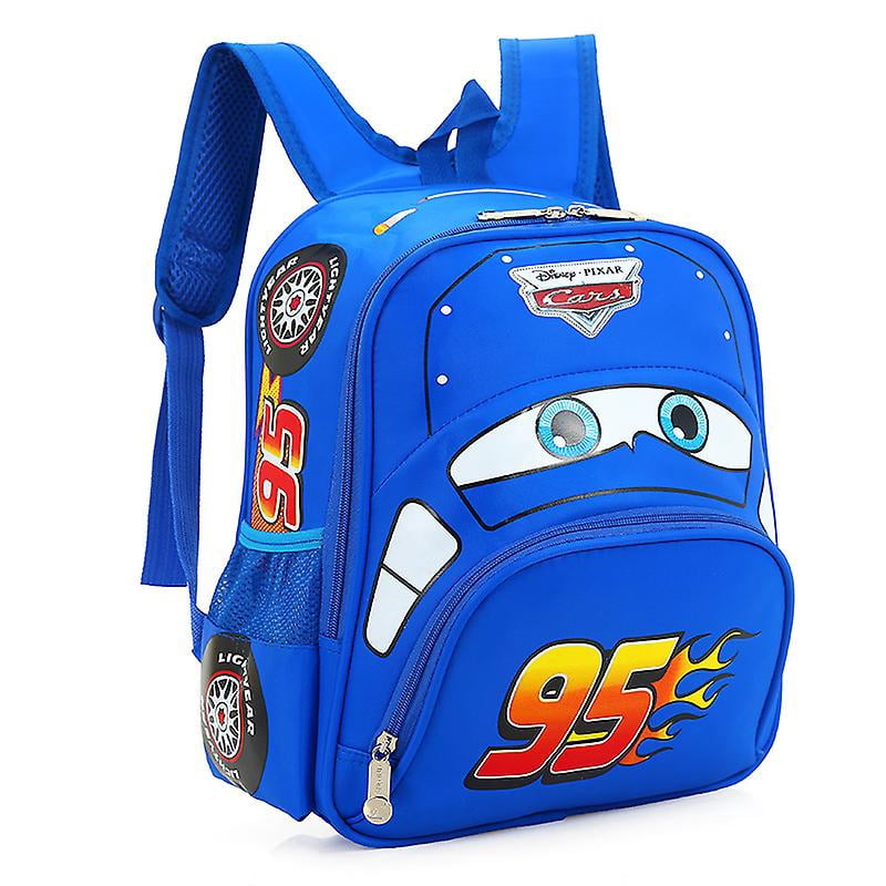 Sac à Dos pour Enfants Voiture Sac d'École pour Enfants Motif Lightning Mcqueen Sac à Dos