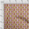 thumbnail image 1 of oneOone Tissu Popeline de Coton Aztec Ikat Imprimé 1 Yard 42 Pouces de Large, 1 of 4