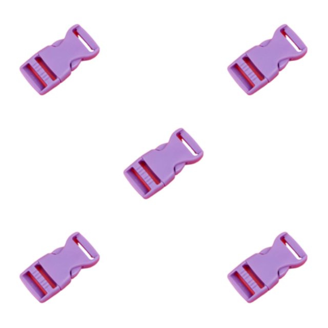 Transemion 10pcs Clasp Belt Buckles Designed To Life Easier Wherever Are Multi-Color purple 5Set