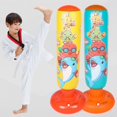 thumbnail image 4 of Kids Inflatable Punching Bag Funny Thickened Standing Boxing Bag Blow up Toy, 4 of 10