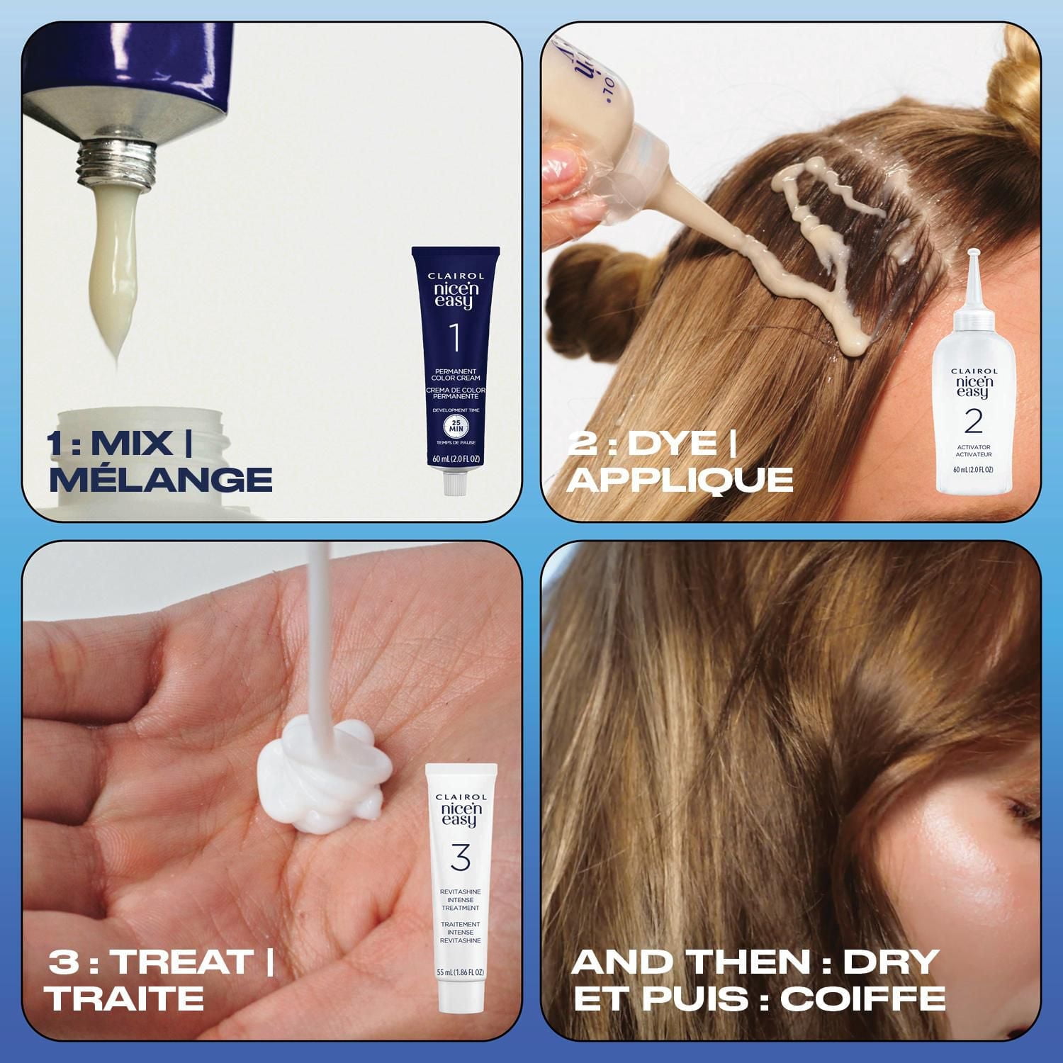 Coloration permanente Clairol Nice'n Easy