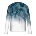 thumbnail image 5 of TIMIFIS Men's Long Sleeve Cotton T-Shirt Graphic Printed Shirts Tops-NavyFall, 5 of 5