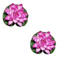 thumbnail image 3 of QualitChoice Artificial Lotus Replacement Simulation Outdoor Garden Park Pond Pool Photography Fake Water Flower Decor Dark Pink 2PCS, 3 of 6