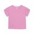 thumbnail image 3 of Yanlir 2025 Chemises d'Été pour Enfants Manches Raglan T-Shirt Graphique à Manches Courtes Haut à Col Rond T-Shirt pour Filles Tee Ample Décontracté Hauts (Rose, 12 Ans), 3 of 5