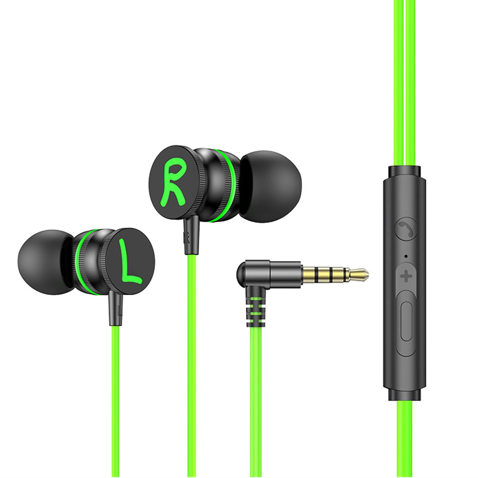 Wired Earbuds with Microphone, Earbuds Headphones with Microphone, Noise Isolating Wired Earbuds, Earphones with Powerful Heavy Stereo