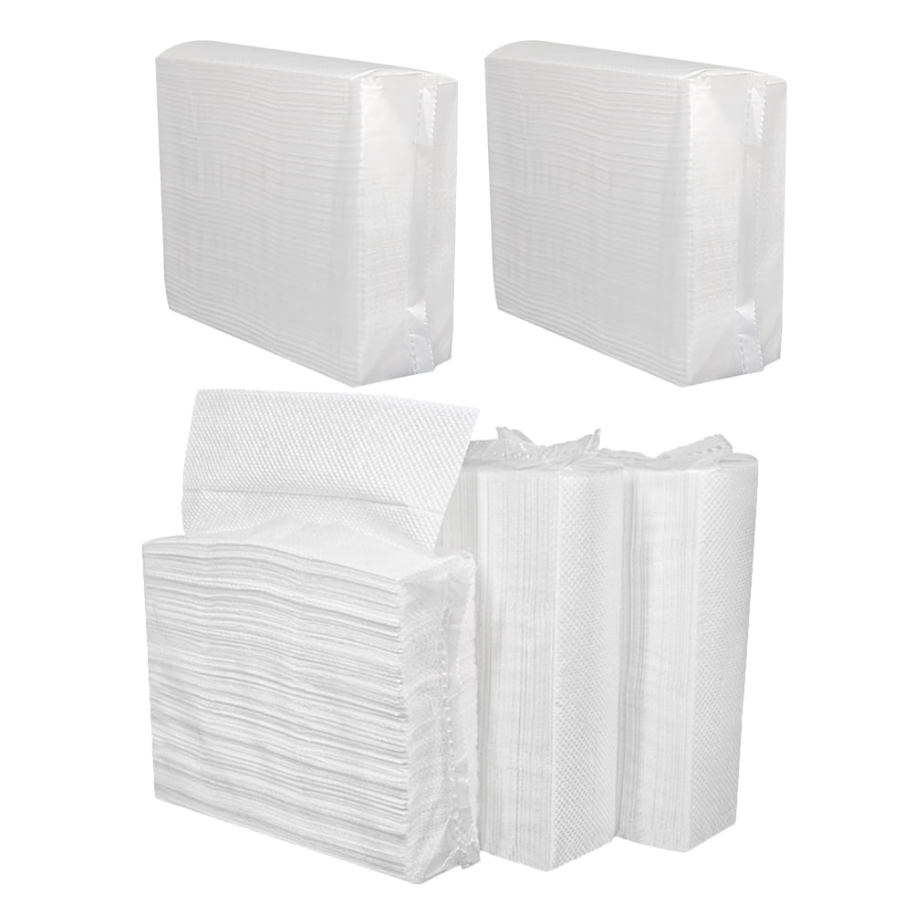 FONDOTIN Multi Use Paper Hand Towels White Thick Napkin Towels for Bathroom and Hotel Use