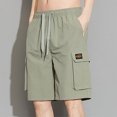 thumbnail image 2 of Diufon Men's Athletic Shorts Drawstring Waisted Outdoor Sport Shorts Spring Summer Hiking Shorts with Pockets, 2 of 6