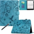 thumbnail image 1 of GSFY Case for Kindle Paperwhite (12th Generation, 2024), PU Leather Magnetic Closure Wallet Case Auto Sleep/Wake for 7 inch Kindle Paperwhite / Kindle Colorsoft Signature Edition 2024, Light Blue, 1 of 7