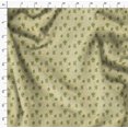 thumbnail image 4 of Soimoi Beige Modal Satin Fabric Sea Plant & Cactus Tree Print Fabric by the Yard 42 Inch Wide, 4 of 5