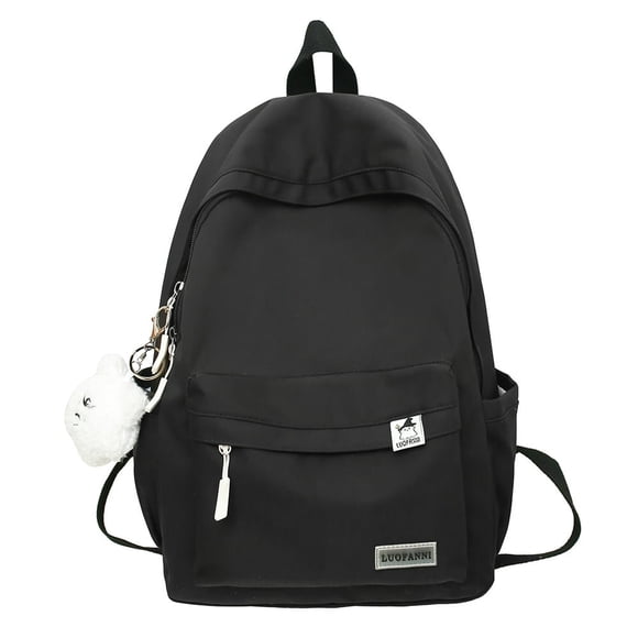 POINTERTECK Casual Schoolbag Nylon Bookbag Multi-pocket Preppy Style Knapsack (Green)