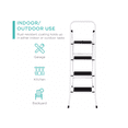 thumbnail image 3 of afeifafa-4-Step Portable Folding Steel Ladder w/ Hand Rail, Wide Platform Steps, 330lbs Capacity, 3 of 3