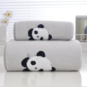 Bovemsi Clearance Coral Fleece Can Absorb Water Wash Face With Take A Bath Thicken Creative Adult Couple Gift Towel Large Bath Towel Set