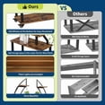 thumbnail image 4 of Support pour Plantes d'Intérieur avec Lumières de Croissance, Étagère pour Plantes en Métal à 9 Niveaux de 68 Pouces de Hauteur avec Roulettes, Grand Présentoir pour Plantes, Support Courbé pour Plantes pour Salon, Patio, 4 of 9