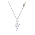 thumbnail image 1 of Lightning Bolt Charm Necklace with Gemstone, 1 of 6