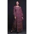 thumbnail image 4 of Bimba Robe Maxi d'Été Décontractée pour Femmes en Georgette Mousse à Imprimé Floral de Roses et de Renoncules, Taille Élastique Longue - Très Petit, 4 of 5