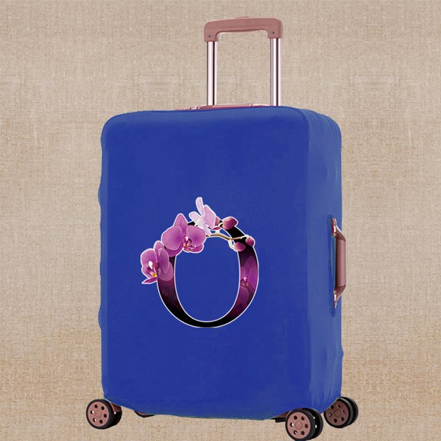 Luggage Cover Elasticity Thicken Travel Accessory Covers Flower Color Print Trolley Protective Case Apply To 18-32 Inch Suitcase 8Flower color O M (22-25inch)