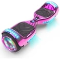 thumbnail image 1 of Hoverboard pour Ados et Adultes (Système hoverstar 2.0), Couleur Chrome et Design Coloré Hooverboard Haut-Parleur Bluetooth Huverboard avec Lumière LED Roues Clignotantes Trottinette Électrique Auto-Équilibrée Certifiée, 1 of 7