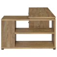 thumbnail image 3 of Scranton & Co 60-inch 3-drawer L-Shape Engineered Wood Computer Desk in Mango, 3 of 10