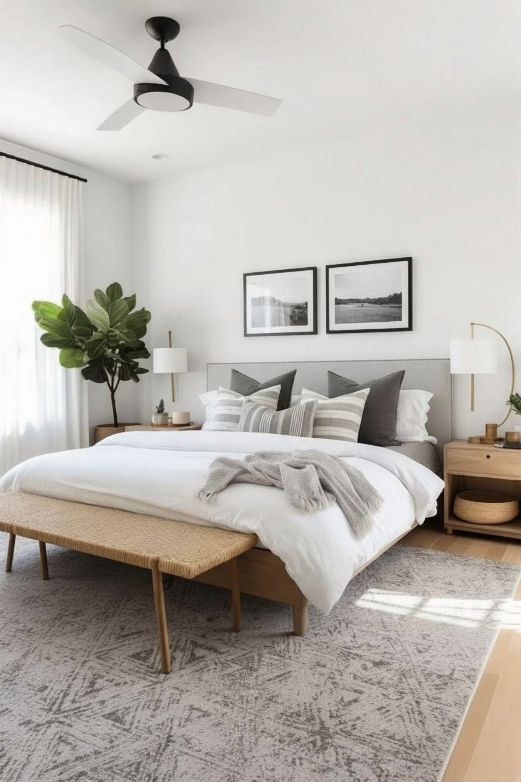 Tapis d'interieur abstrait Rug Branch Cadence, beige creme, moderne - Salon, chambre, salle a manger et cuisine