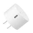 thumbnail image 3 of Chargeur mural USB-C Onn Fast Charge Type A avec Power Delivery 20 W, compatible avec les appareils Samsung, Sony, LG, iPhone et iPad compatibles Power Delivery, blanc, 3 of 4